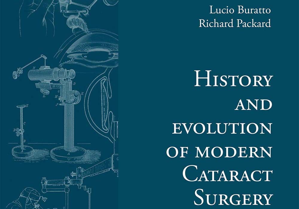 Copertina libro History and Evolution of Modern Cataract Surgery