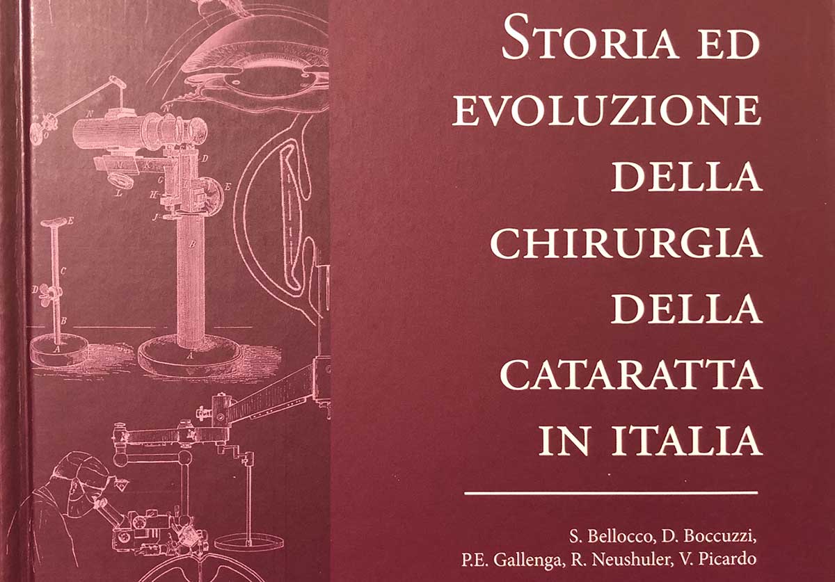 Copertina libro History and Evolution of Modern Cataract Surgery